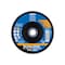 Pferd 7" x 7/8" A.H. POLIFAN Flap Disc - Z PSF EXTRA STEELOX, Zirconia, 40 Grit, Conical 60647 - alternate 2